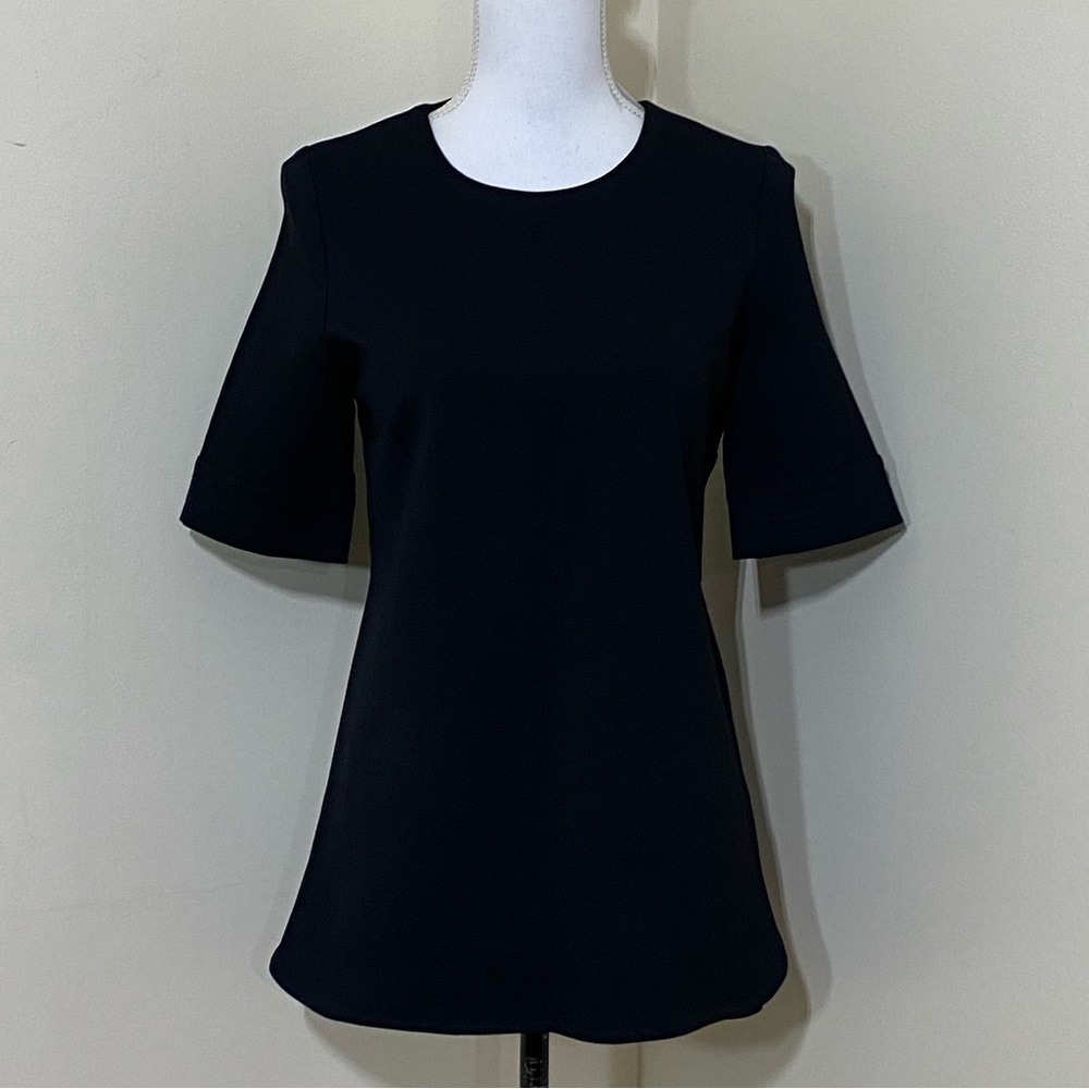 Ann Taylor Women’s Stretch Blouse with Back Zipper – Size XS